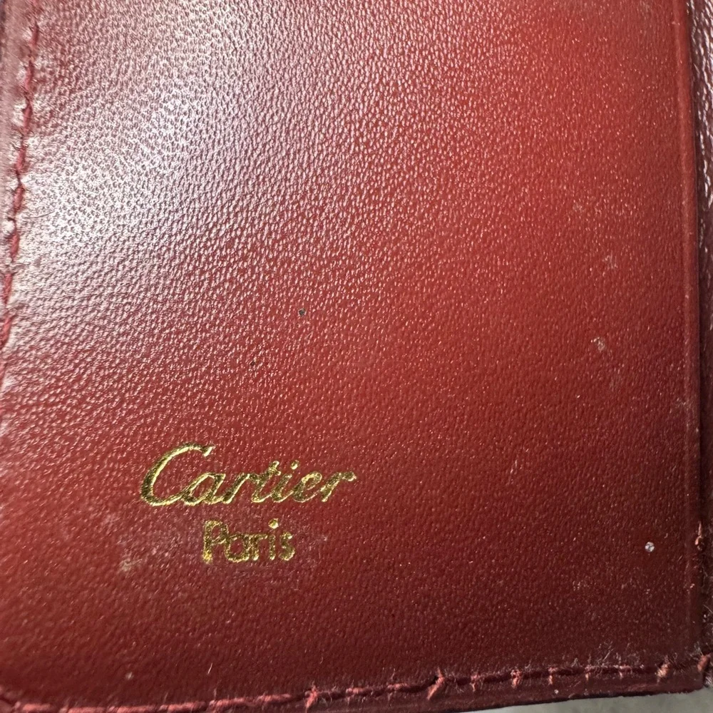 Cartier Must Leather Line 6 Key Holder/Case.